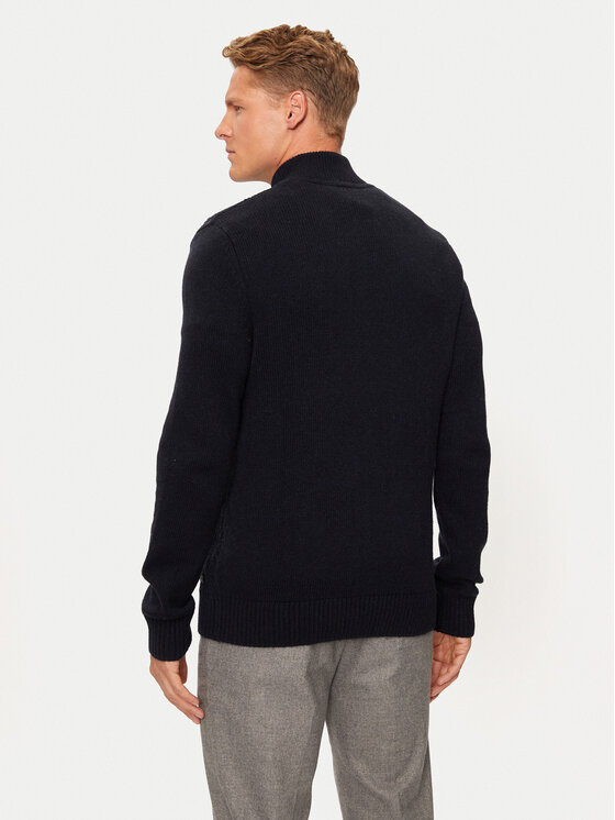 Pierre Cardin Pierre Cardin Sweter C5 51122/5076/6323 Granatowy Regular Fit