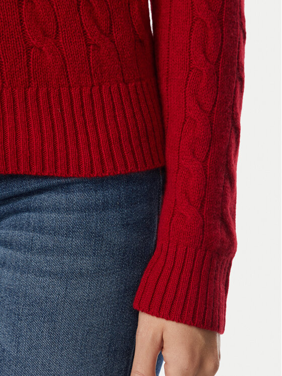 Polo Ralph Lauren Polo Ralph Lauren Rollkragenpullover 211888686503 Dunkelrot Regular Fit
