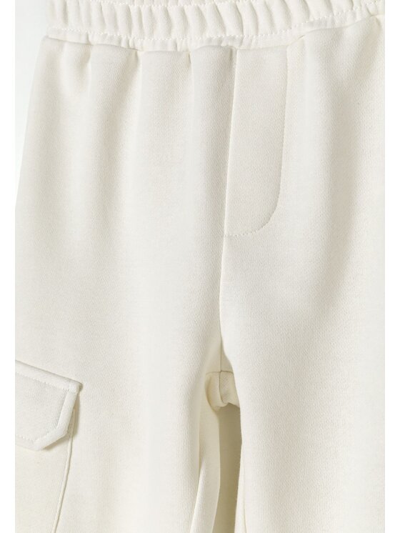 minoti minoti Spodnie dresowe 22fleece47 Biały Regular Fit