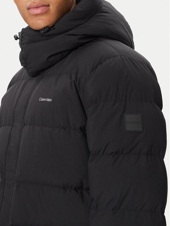 Calvin Klein Calvin Klein Пухено яке Classic LV04LH507G Черен Regular Fit