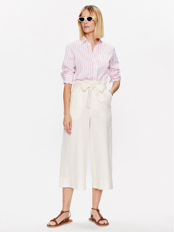 MAX&Co. MAX&Co. Culottes Finestra 71311723 Écru Relaxed Fit