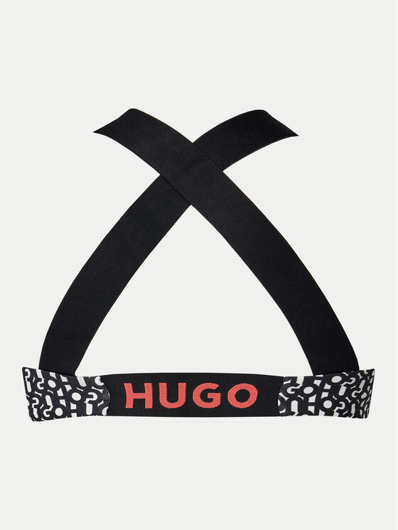 HUGO HUGO Góra od bikini Monogram 50534948 Czarny