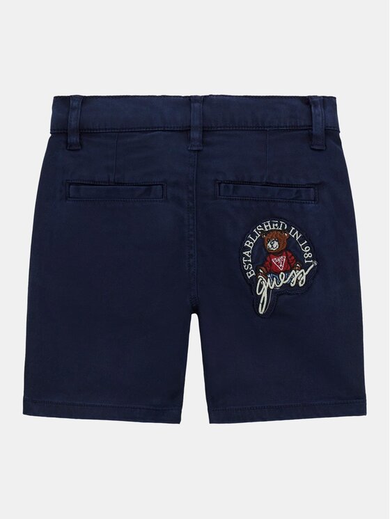 Guess Kids Guess Kids Spodnie materiałowe 173507 Niebieski Regular Fit
