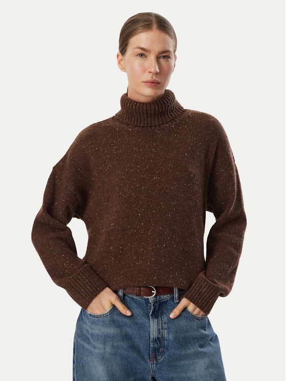 Barbour Barbour Rolák Stanford LKN1864RU51 Hnedá Oversize