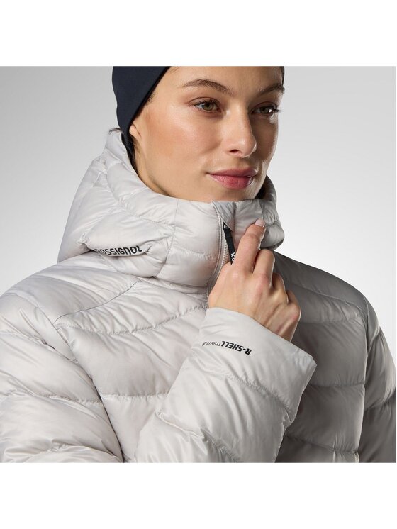 Rossignol Rossignol Kurtka outdoor W Verok Down Hoodie Jacket Srebrny Regular Fit