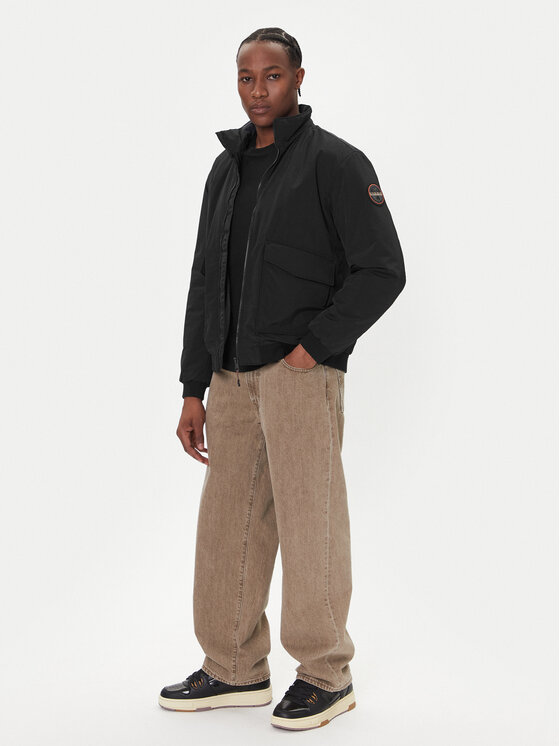 Napapijri Napapijri Bunda bomber A-Giovi NP0A88U2 Černá Regular Fit