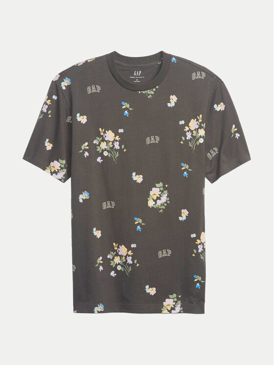 Gap Gap Футболка 586480-01 Чорний Regular Fit