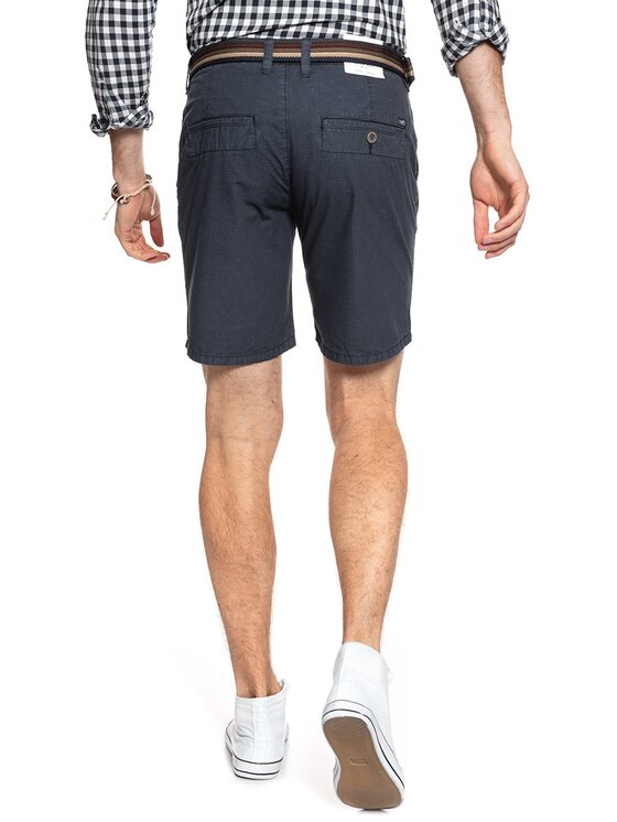Mustang Mustang Pantaloncini di tessuto DENVER SHORT Blu Regular Fit