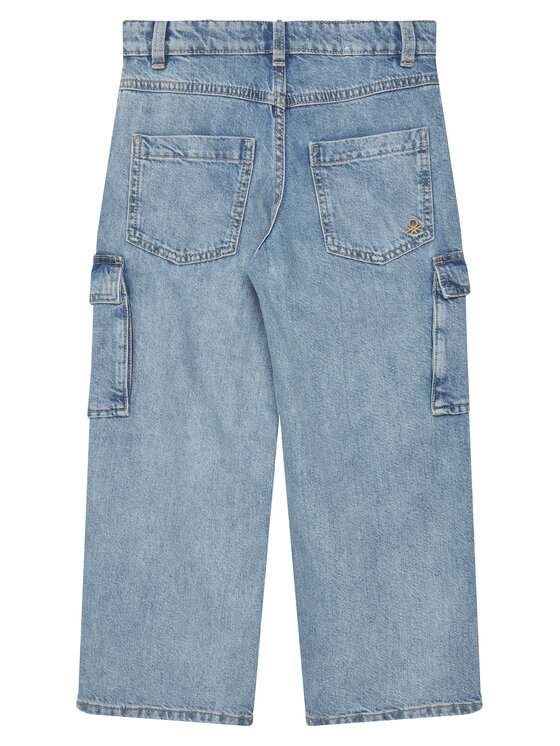 United Colors Of Benetton United Colors Of Benetton Jeans hlače 4R76CE041 Modra Straight Fit