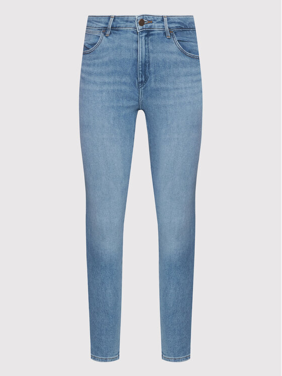 Wrangler Wrangler Jeansy W28KXR44U 112145985 Niebieski Skinny Fit