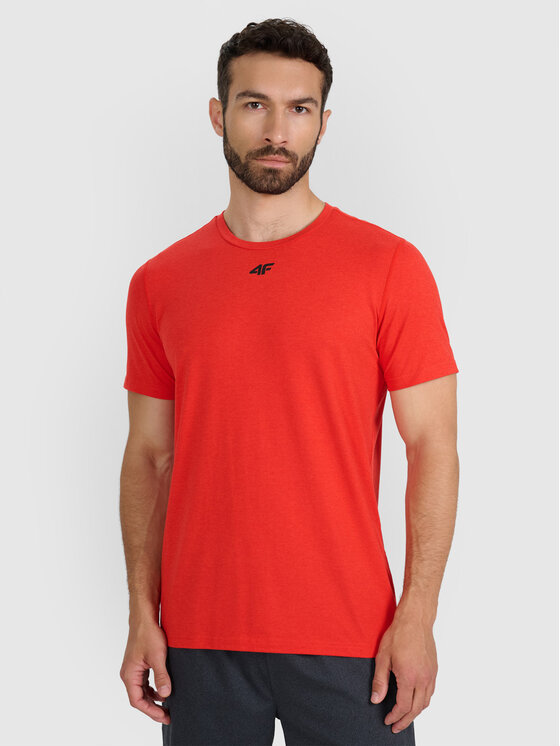 4F 4F Koszulka techniczna MULTI ACTIVE Czerwony Regular Fit