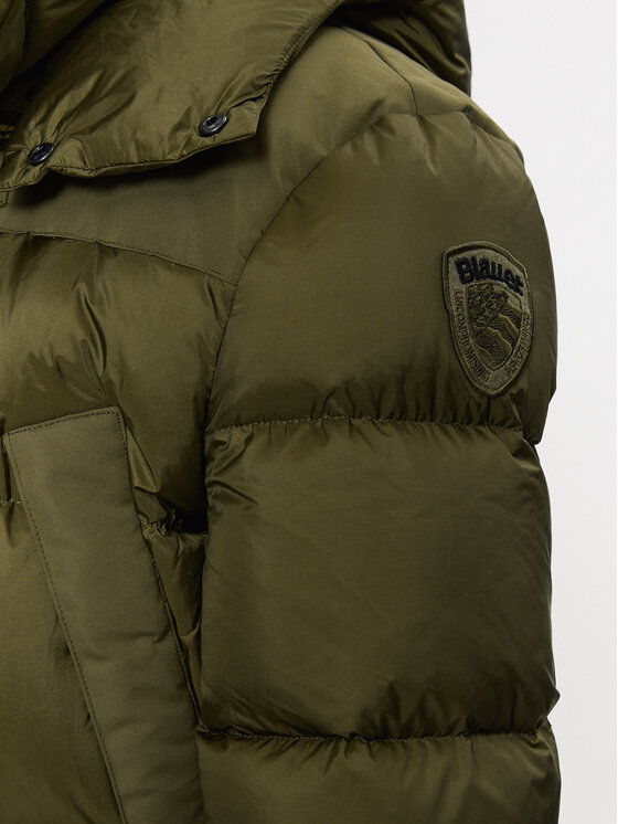 Blauer Blauer Pernata jakna 23WBLUK03009 Zelena Regular Fit
