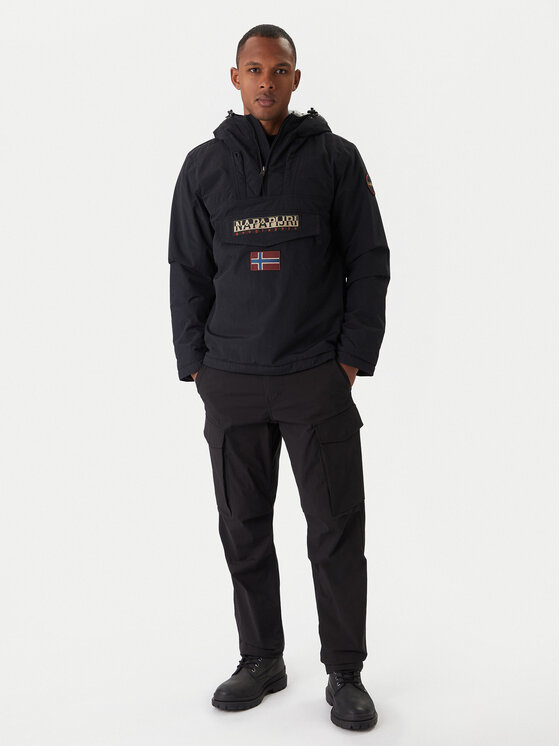 Napapijri Napapijri Anoraka virsjaka Rainforest Winter 3 NP0A4GMC Melns Regular Fit