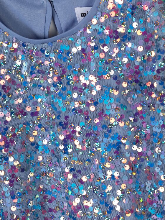 minoti minoti Sukienka elegancka 30DRESS171 Niebieski Regular Fit
