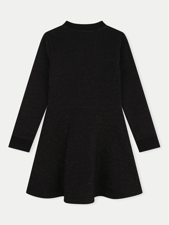 MICHAEL KORS KIDS MICHAEL KORS KIDS Sukienka codzienna R30166 D Czarny Regular Fit