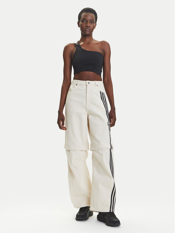 adidas adidas Blugi Adibreak JD5618 Écru Wide Leg