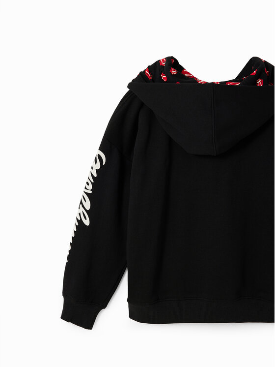 Desigual Desigual Суитшърт 23WGSK08 Черен Regular Fit