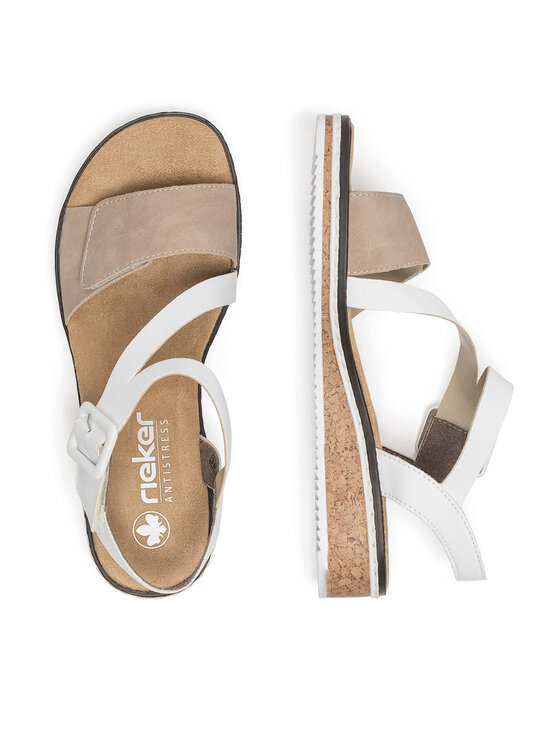 Rieker Rieker Sandalen V3660-60 Beige