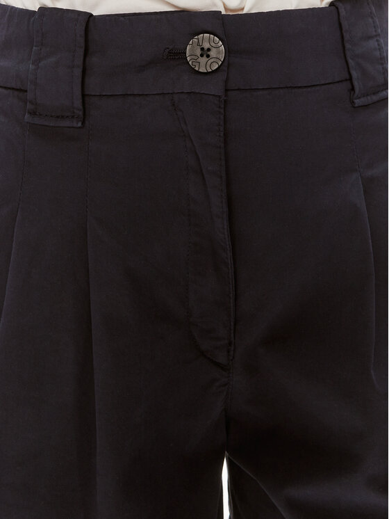 HUGO HUGO Bavlnené šortky Hanicola-1-D 50489969 Tmavomodrá Relaxed Fit