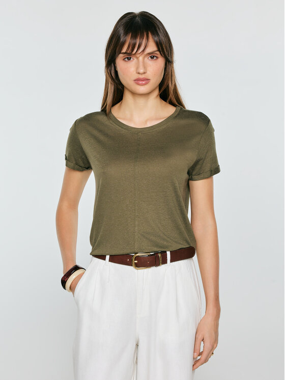 BIG STAR BIG STAR T-Shirt OTRIA Zielony Comfort Fit