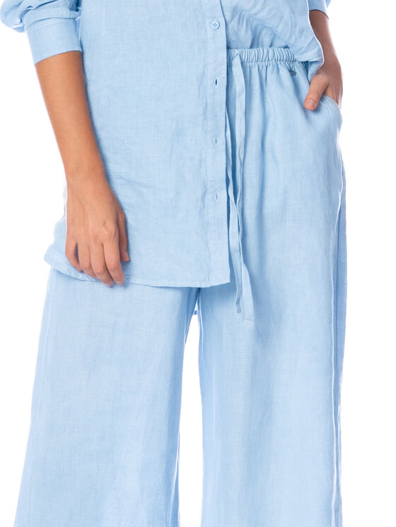 Maaji Maaji Kalhoty z materiálu PT2121CP Modrá
