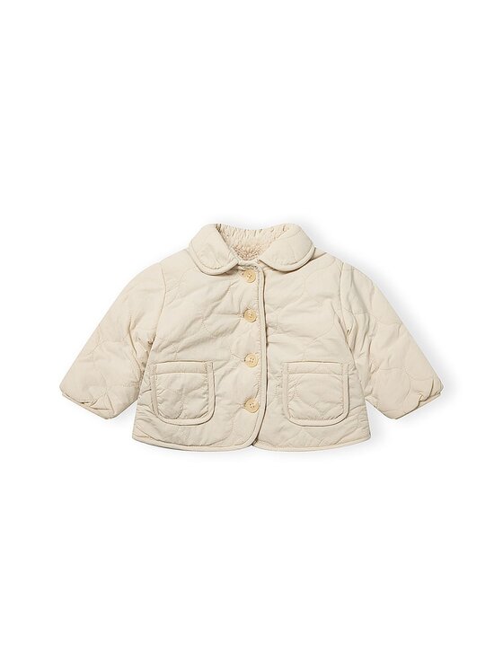 minoti minoti Kurtka zimowa 31BABYCOAT3 Kremowy Regular Fit
