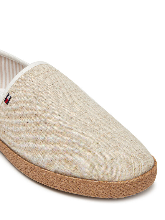 Tommy Hilfiger Tommy Hilfiger Espadrilles Hilfiger Chambray Espadrille FM0FM05391 Écru