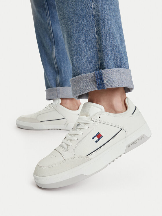Tommy Jeans Tenisice Basket EM0EM01792 Bijela