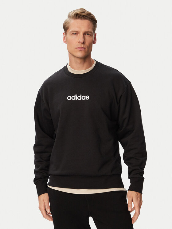 adidas adidas Jopa Essentials Linear Fleece JM1759 Črna Regular Fit