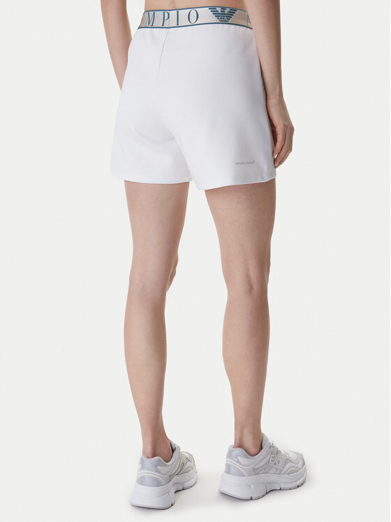 EA7 Emporio Armani EA7 Emporio Armani Sportovní kraťasy 7W001153 AF12501 Bílá Regular Fit