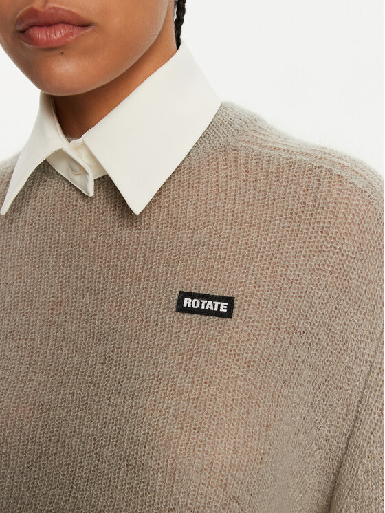 ROTATE ROTATE Pullover Brandy 1128671125 Grau Regular Fit