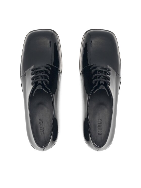 Simple Simple Oxfords VALENCIA-107725 Μαύρο