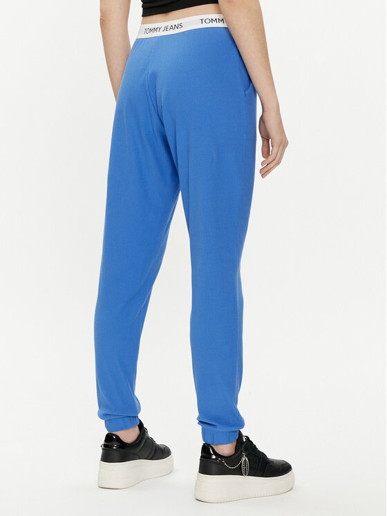 Tommy Jeans Tommy Jeans Teplákové nohavice UW0UW05154 Modrá Regular Fit