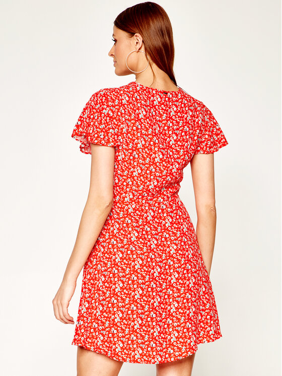 Pepe Jeans Vestito da giorno Anette PL952644 Rosso Regular Fit • Modivo.it