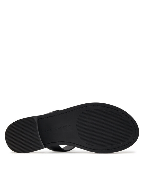 Tommy Hilfiger Tommy Hilfiger Šlepetės per pirštą Th Elevated Sandal FW0FW07174 Juoda