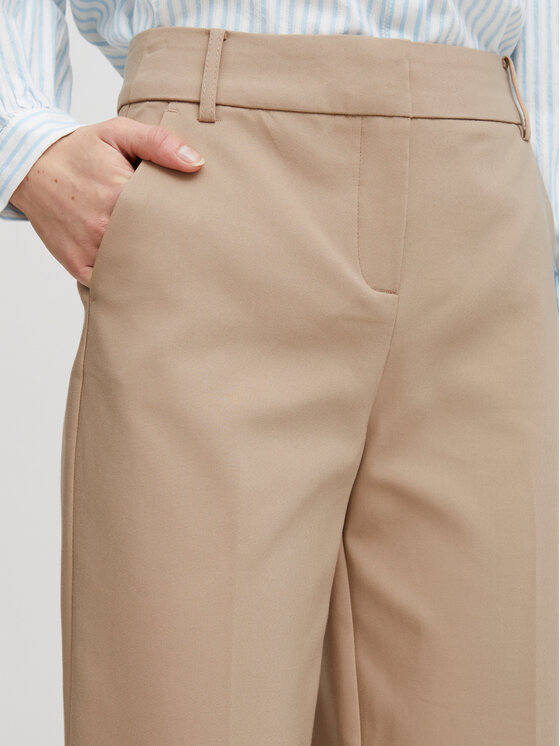Fransa Fransa Hlače 20611919 Bež Regular Fit