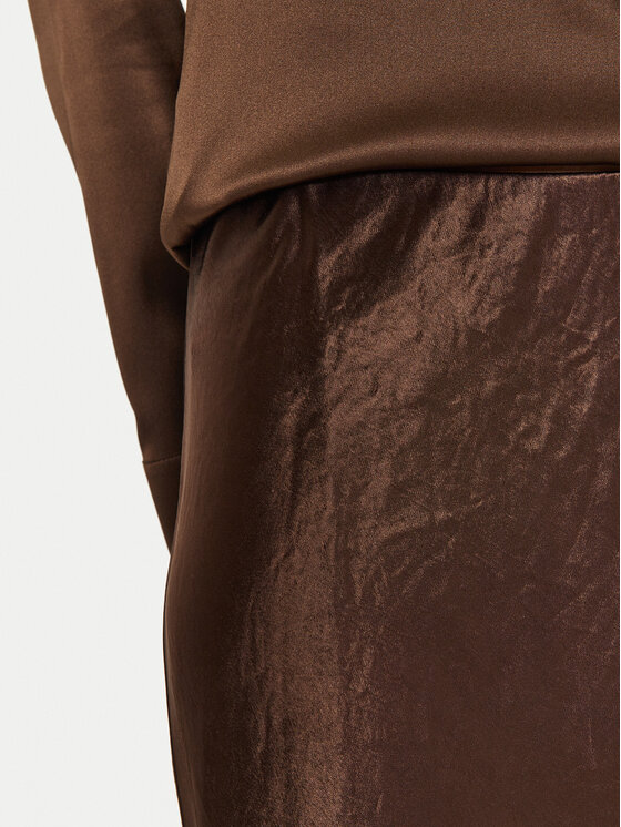 Max Mara Leisure Max Mara Leisure Midiseelik Allesio 2426106018 Pruun Regular Fit