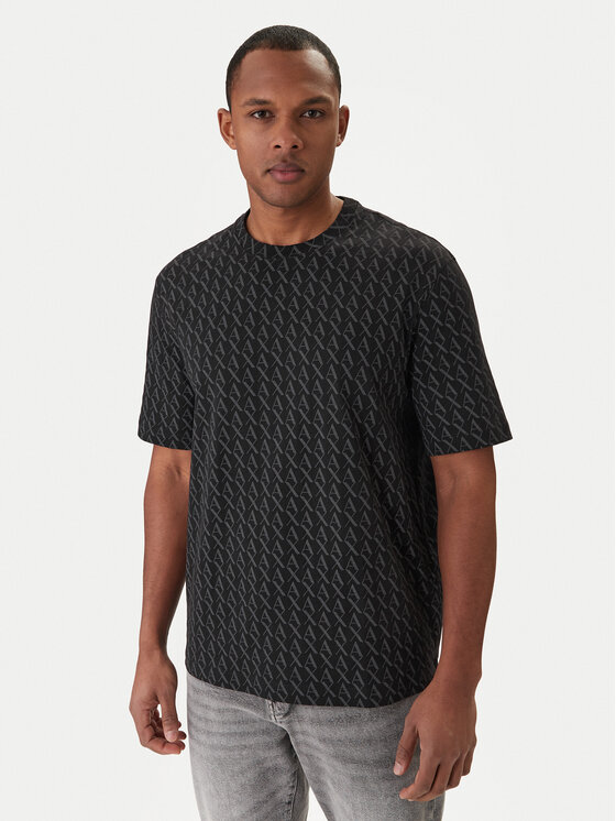 Armani Exchange Armani Exchange Tričko XM001228 AF10356 FC026 Čierna Regular Fit
