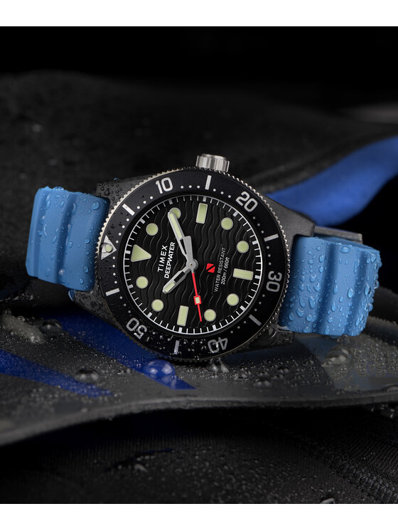 Timex Timex Zegarek TW2Y02500 Niebieski