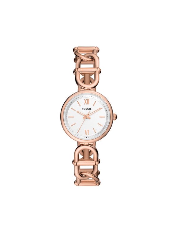 Fossil Fossil Hodinky Carlie Signature Chain ES5273 Zlatá