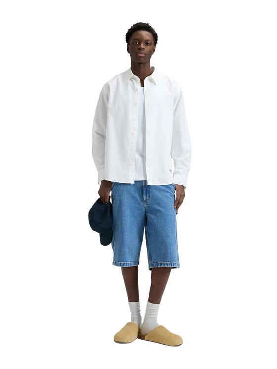 Lee Lee Koszula 112376595 Biały Regular Fit