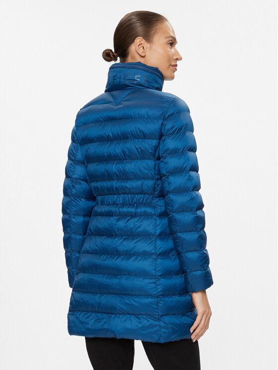 Tommy Hilfiger Tommy Hilfiger Зимова куртка Global Stripe WW0WW39221 Голубий Regular Fit