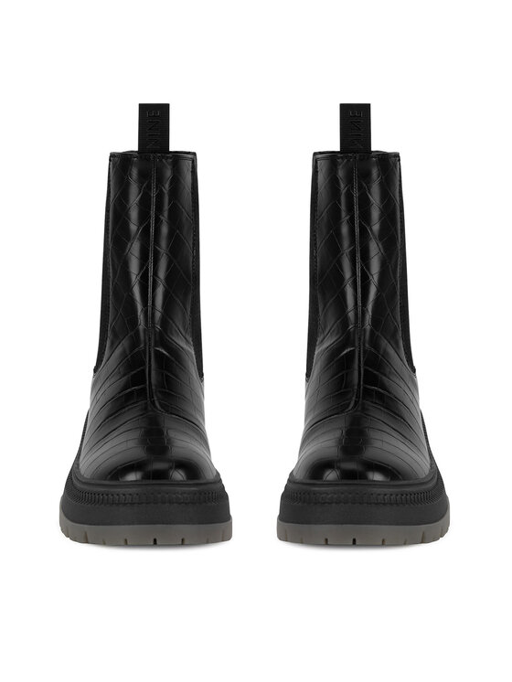 Nine West Nine West Kotníková obuv s elastickým prvkem WFA3033-9 Černá