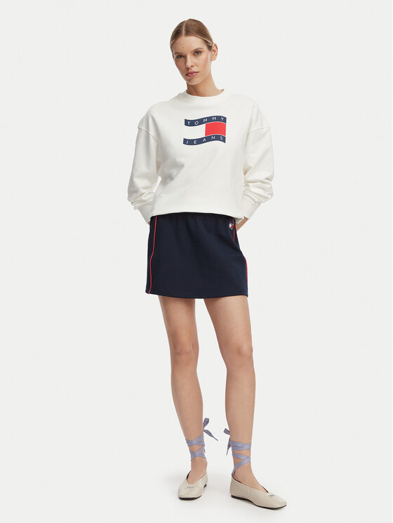 Tommy Jeans Tommy Jeans Miniszoknya Badge DW0DW22589 Sötétkék Regular Fit