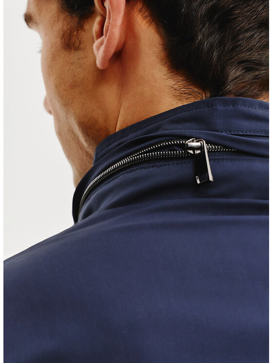 Pako Lorente Pako Lorente Kurtka przejściowa P25SF-5X-001 Granatowy Classic Fit