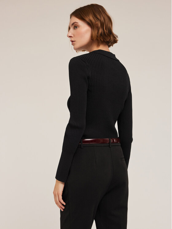 Motivi Motivi Cardigan M149W003184N033 Nero Slim Fit