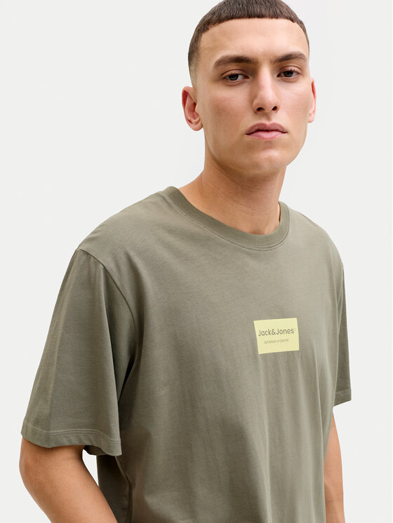 Jack & Jones Jack & Jones Тишърт Frank 12288092 Кафяв Relaxed Fit