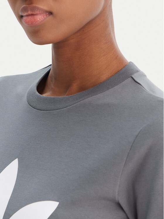 adidas adidas T-Shirt adicolor Classics Trefoil GN2903 Γκρι Regular Fit