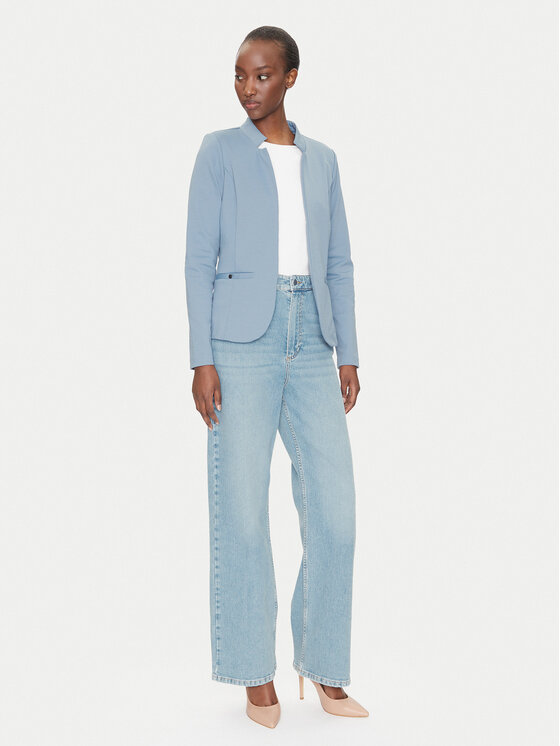 Fransa Fransa Zakó 20609785 Kék Regular Fit