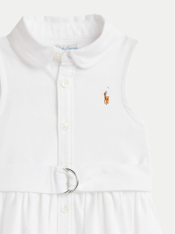 Polo Ralph Lauren Polo Ralph Lauren Sukienka codzienna 310934188001 Biały Regular Fit
